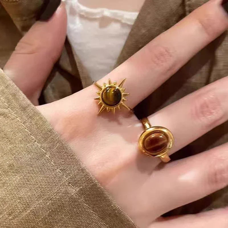 Anillo de Protección Ojo de Tigre
