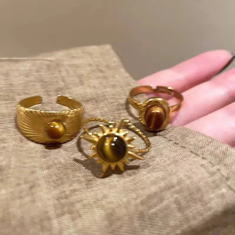 Anillo de Protección Ojo de Tigre