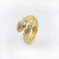 Anillo Dorado para Mujer Serpiente