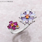 Anillo Duo de Flores - Exception®