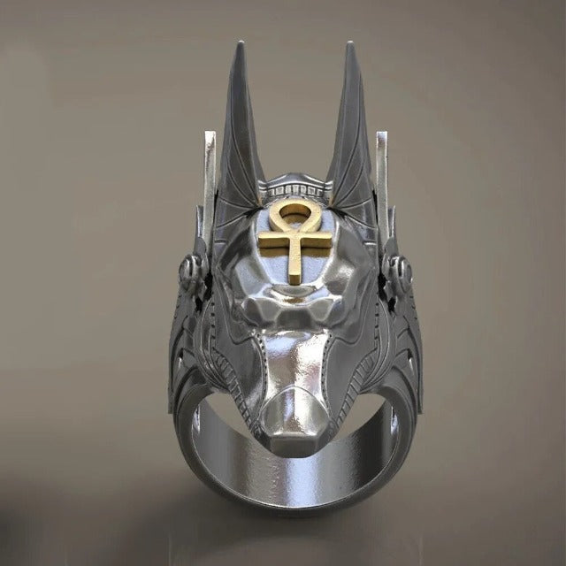 Anillo Egipto Antiguo Anubis