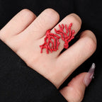 Anillo en Ramas de Coral