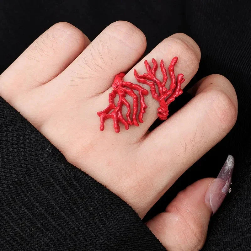 Anillo en Ramas de Coral