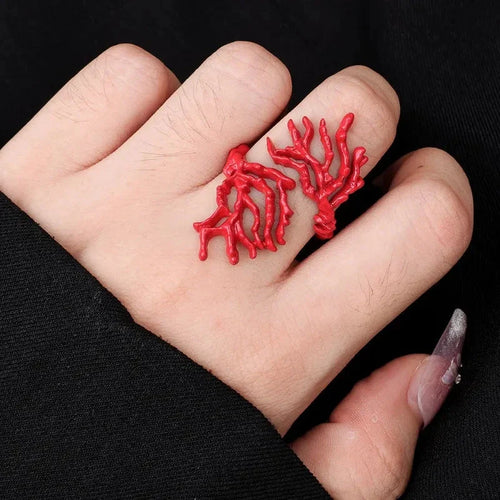 Anillo en Ramas de Coral