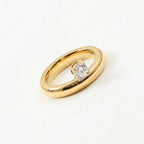 Anillo Fino Gota de Agua con Perla de circonio 2