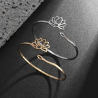 Anillo Fino Flor de Loto para Mujer 