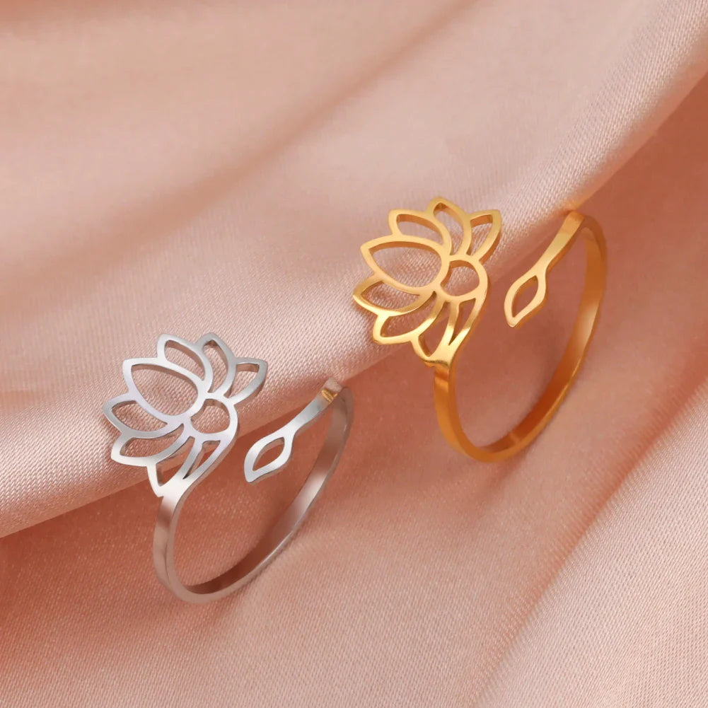 Anillo Flor de Loto para Mujer