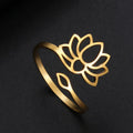 Anillo Flor de Loto para Mujer en oro