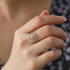 Anillo Flor de Loto Zen para Mujer en plata