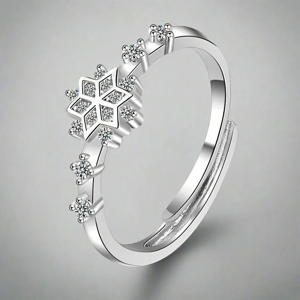 Anillo Copo de Nieve para Mujer