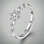 Anillo Copo de Nieve para Mujer