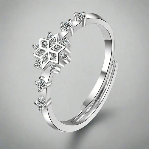 Anillo Copo de Nieve para Mujer