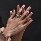 Anillo de Hombre Cruz Anillo Cristiano