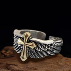 Anillo de Hombre Cruz Anillo Cristiano