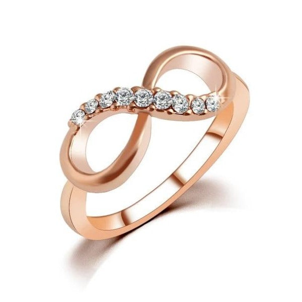 Anillo Infinito Oro Rosa Mujer