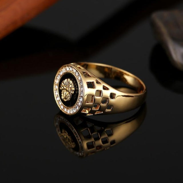 Anillo León Oro