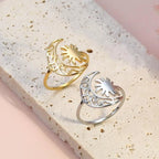 Anillo Luna y Sol de plata