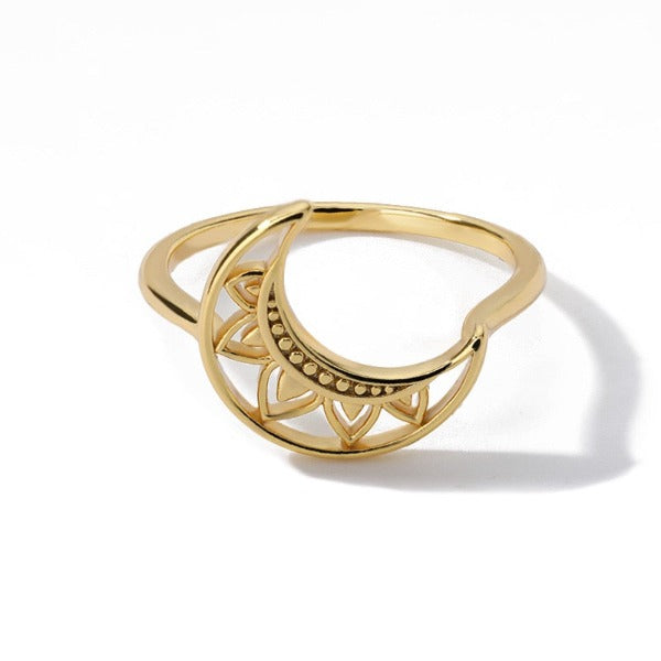 Anillo Luna Astros Mujer oro