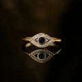 Anillo Ojo Turco Azul Maléfico