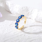 Anillo Ojo Turco Azul Maligno Azul 