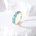 Anillo Ojo Turco Azul Maligno Turquesa