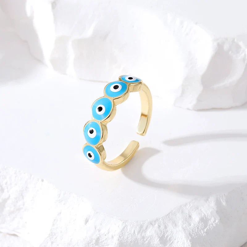 Anillo Ojo Turco Azul Maligno Turquesa