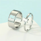 Anillo Oso 2 Piezas Plata