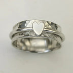 Colored Small Heart Ring