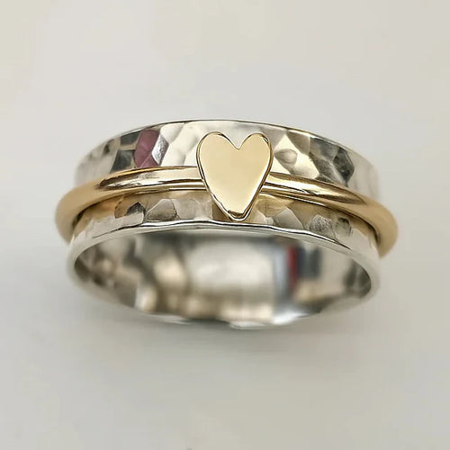 Anillo Pequeño Corazón de Color