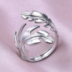 Anillo Pluma para Mujer en plata