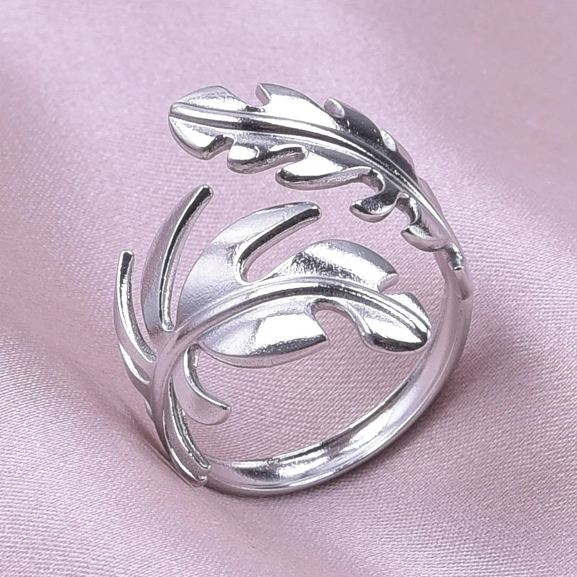 Anillo Pluma para Mujer en plata