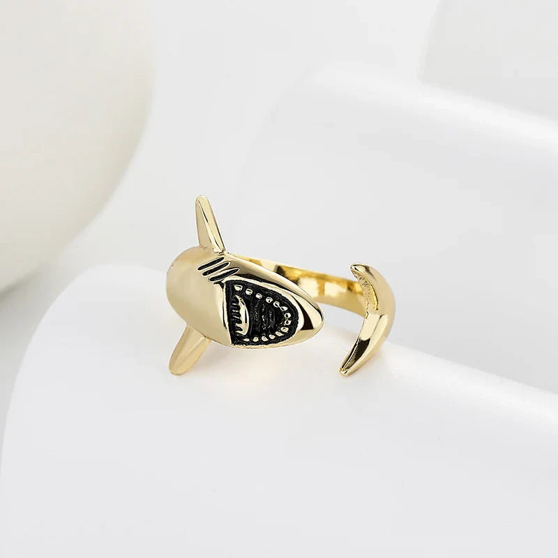 Anillo de Tiburón para Mujer en oro