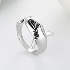 Anillo de Tiburón para Mujer en plata