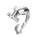 Anillo de Tiburón Martillo plata