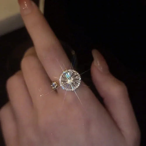 Anillo Giratorio Antiestrés para Mujer en plata
