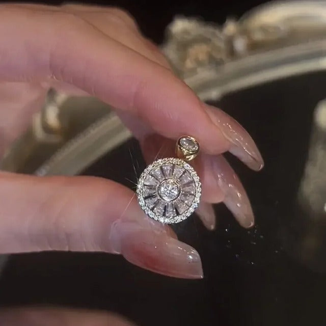 Anillo Giratorio Antiestrés para Mujer en plata