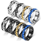 Anillo Giratorio contra la Ansiedad para Hombre 