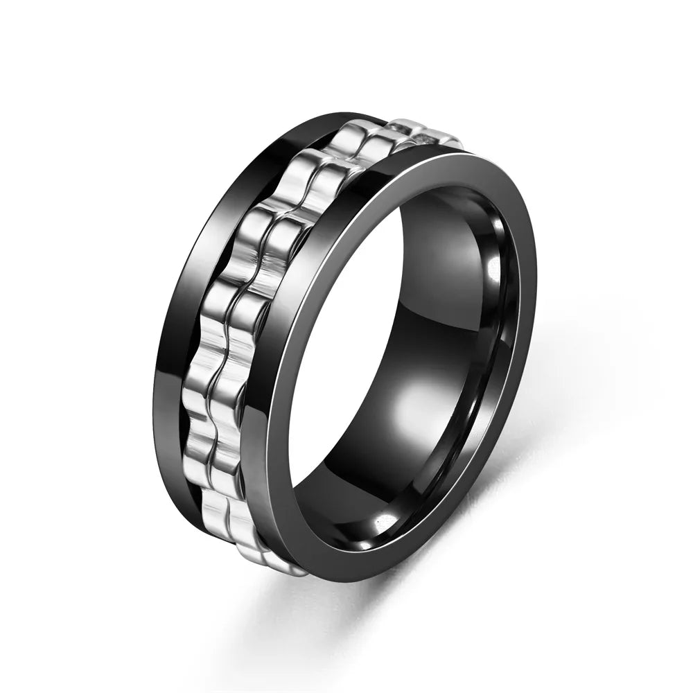 Anillo Giratorio contra la Ansiedad para Hombre 2