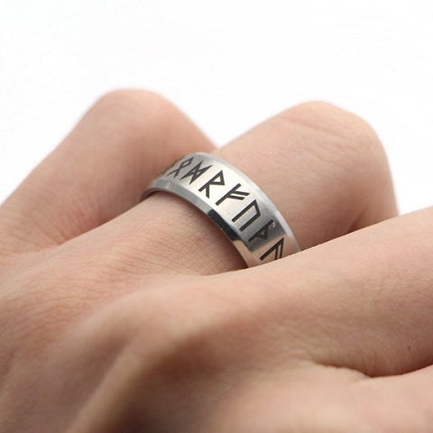 Anillo Rúnico Vikingo de plata