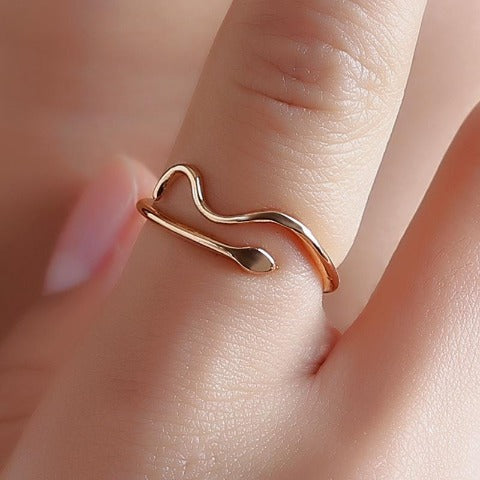 Anillo Serpiente de oro