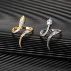 Anillo Serpiente Estilizado para Mujer