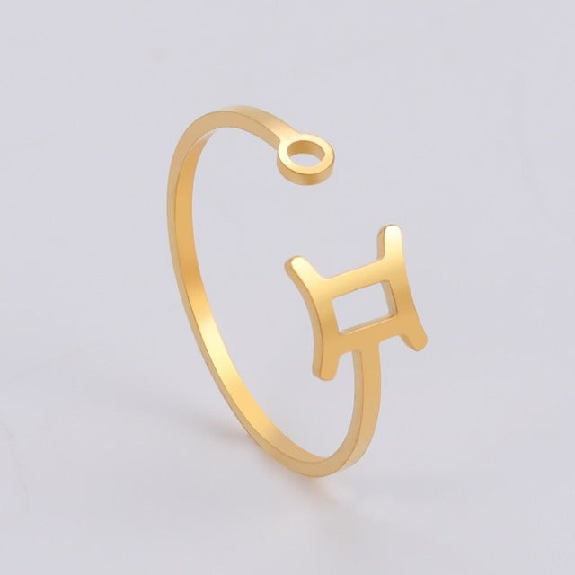Anillo Signo del Zodiaco 12 Constelaciones