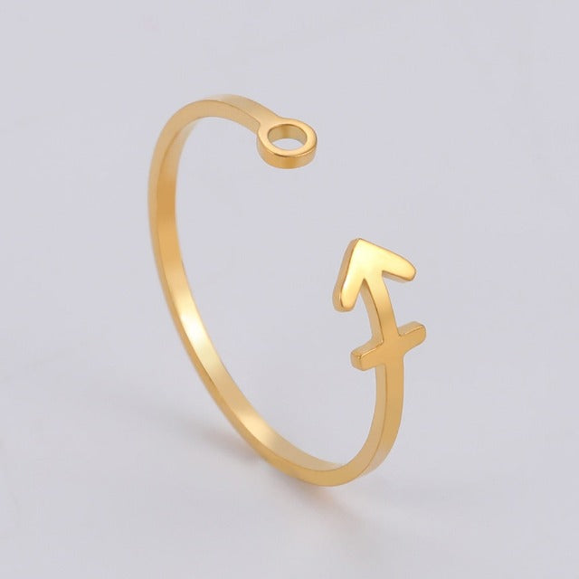Anillo Signo del Zodiaco 12 Constelaciones