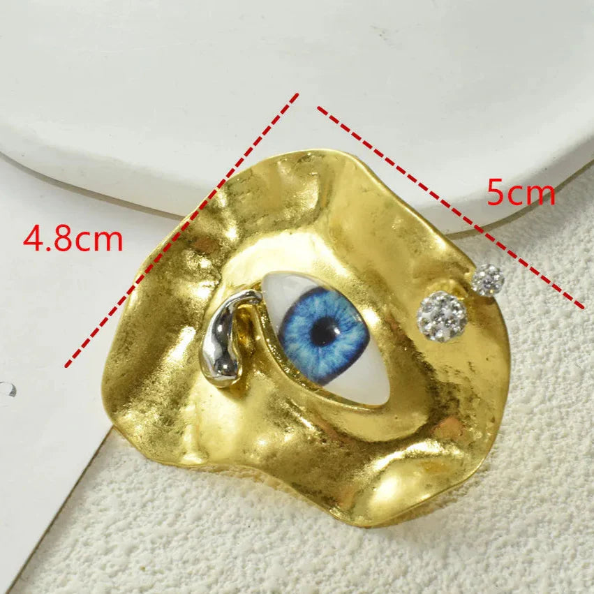 Anillo estilo barroco contra el mal de ojo
