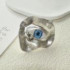 Anillo estilo barroco contra el mal de ojo plata