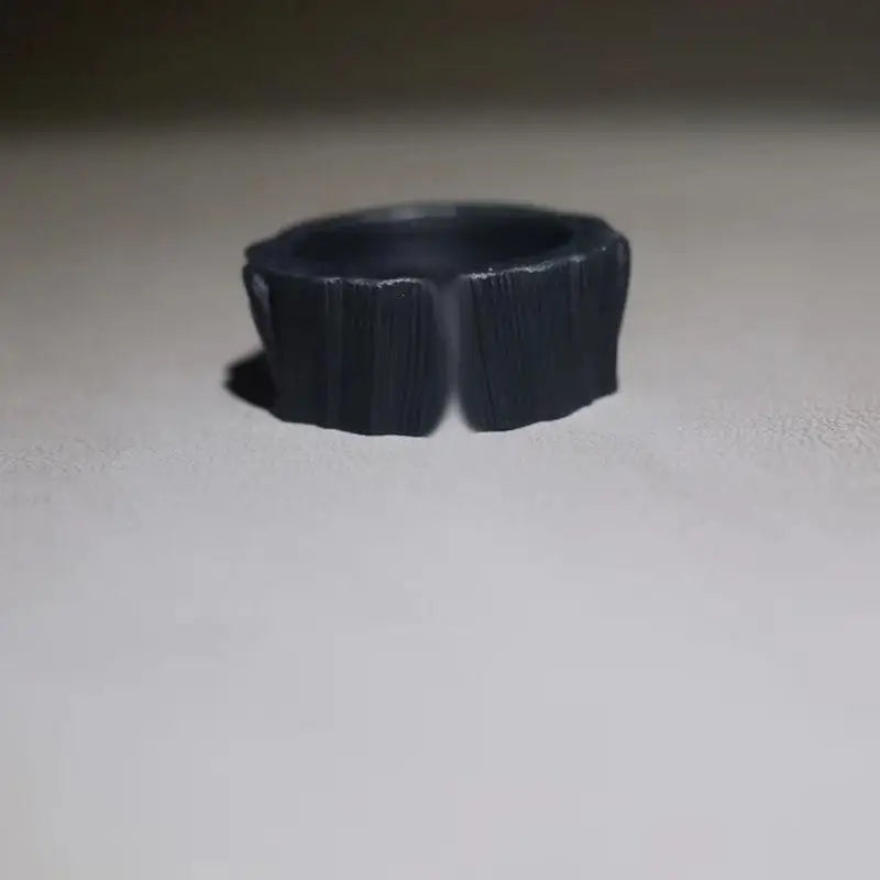 Anillo Cabeza de Buda negro
