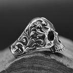 Anillo Calavera de Acero sin corona