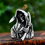 Anillo Cabeza de Calavera con su Guadaña