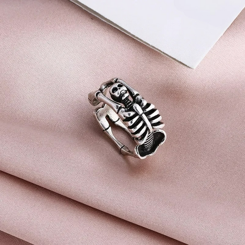 Anillo Calavera de Esqueleto
