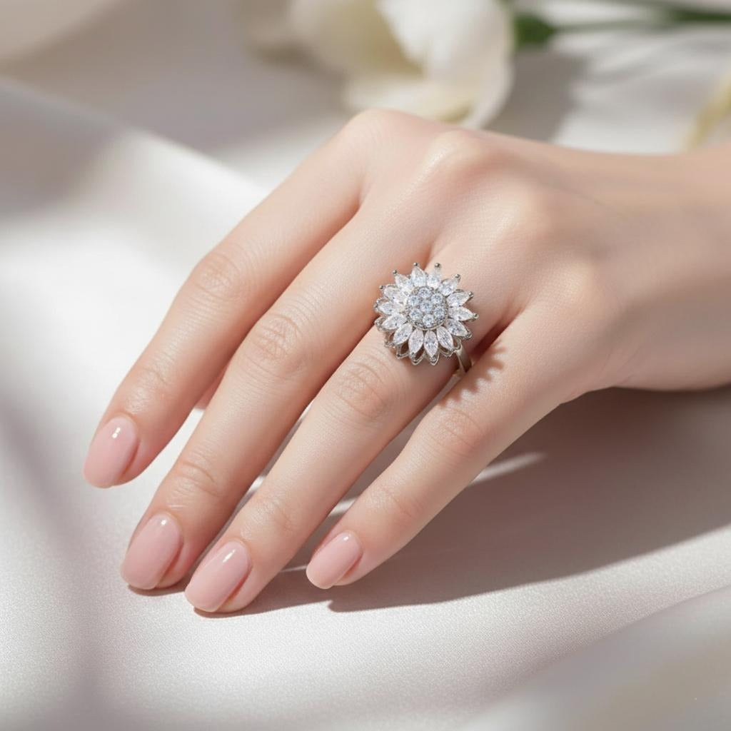 Anillo Girasol Anti-Estrés